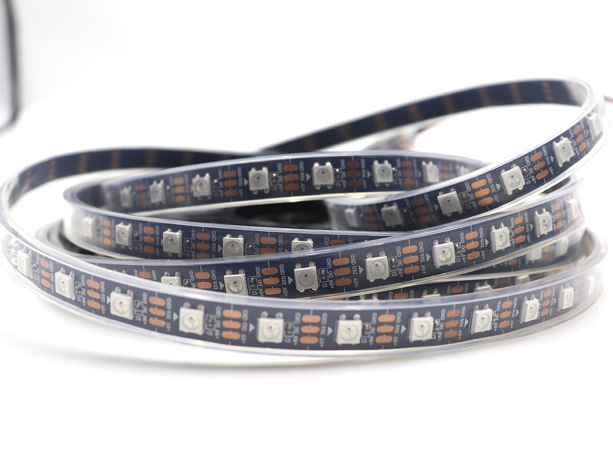 內置SK6812 5050RGB 60燈 5V 單點單控三線路 黑板