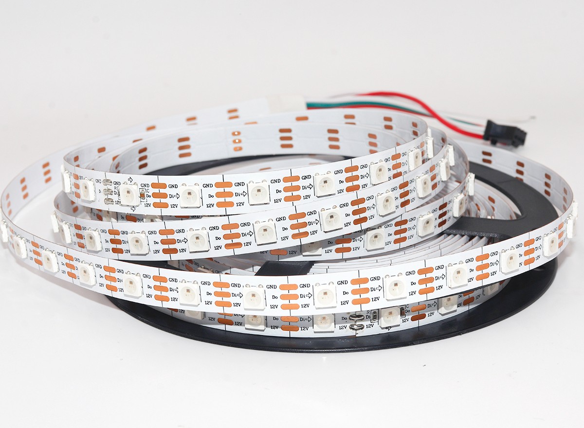 內(nèi)置RT1809 5050RGB 60燈 12V 單點單控