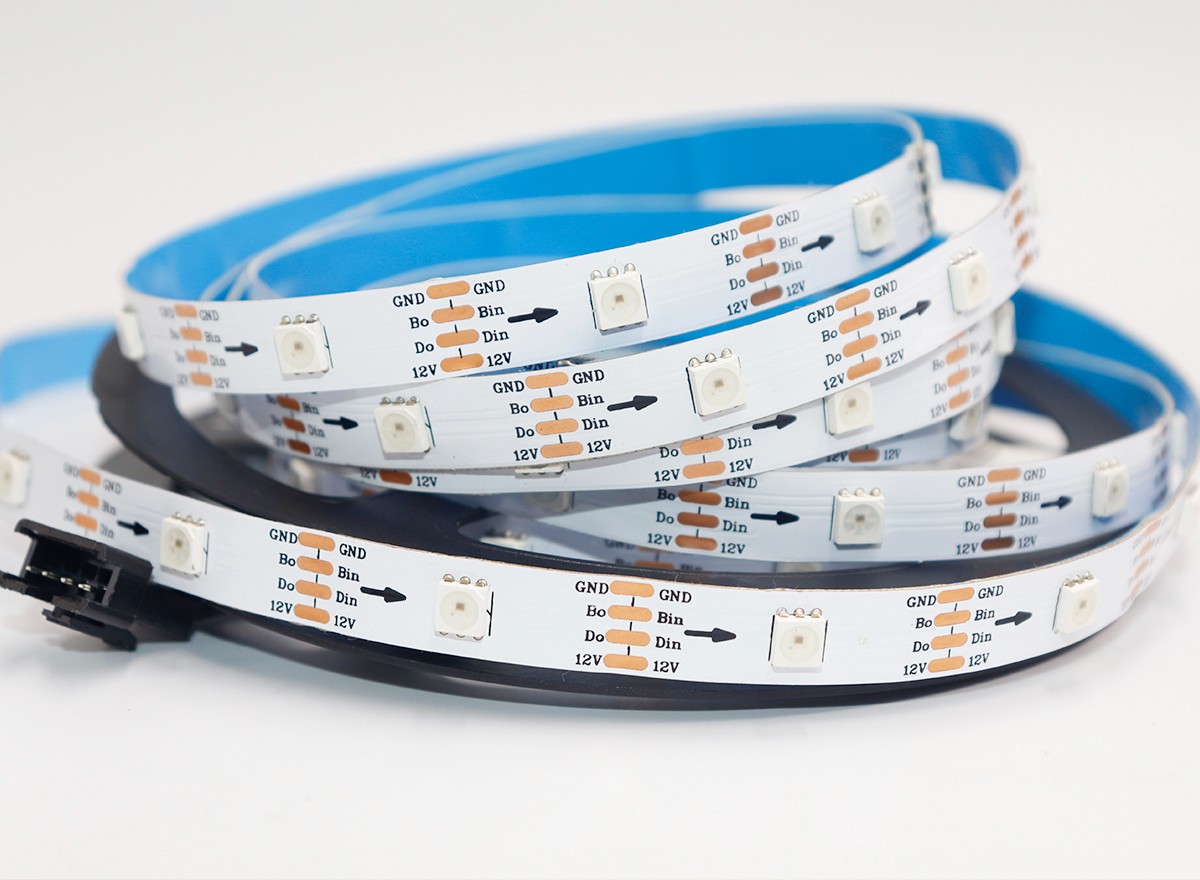 內(nèi)置RT1809 5050RGB 30燈 12V 單點(diǎn)單控?cái)帱c(diǎn)續(xù)傳