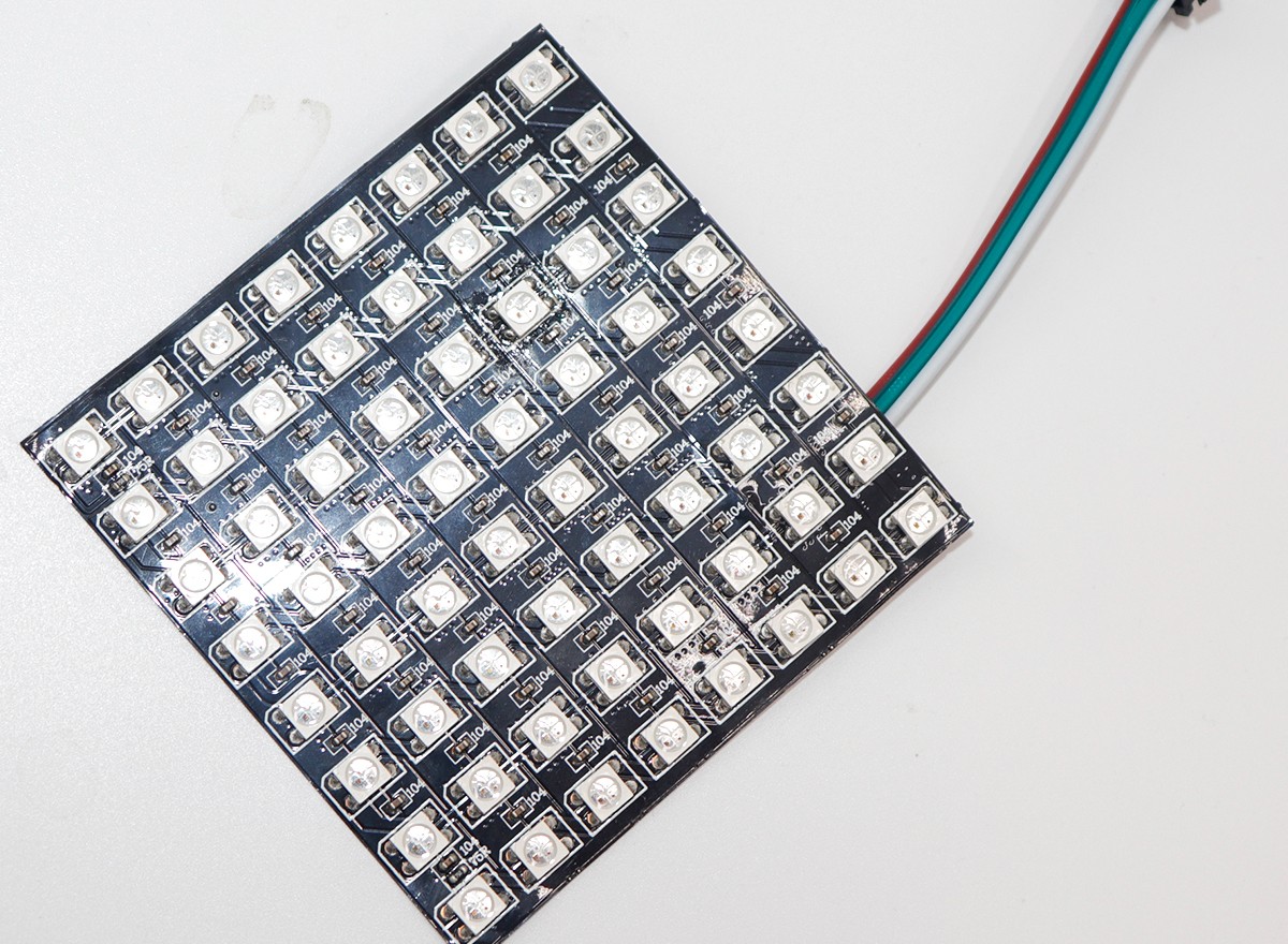 內(nèi)置SK6812 8X8 5V 像素屏