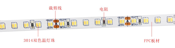 2835雙色溫 120燈 24V(圖1) 2835雙色溫 120燈 24V(圖1)