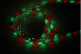 內(nèi)置SK6812 505RGB 60燈S型 5V  單點單控三線路(圖2)