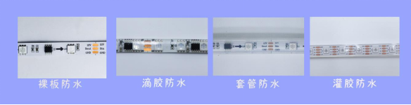 內(nèi)置SK6812 505RGB 60燈S型 5V  單點單控三線路(圖5)