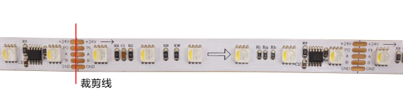 UCS512AC 5050RGBW 10段60燈 24V(圖10)