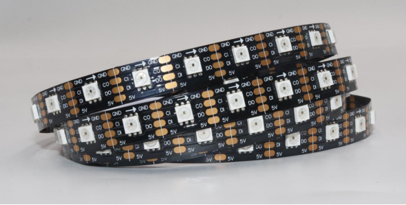 內(nèi)置APA102 5050RGB 60段60燈 5V(圖1) 內(nèi)置APA102 5050RGB 60段60燈 5V(圖1)