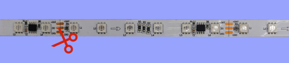 外置WS2811 5050RGB 10段60燈 24V (圖11)